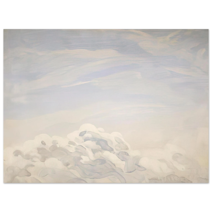 Neil Welliver - Study for Clouds I - 1979  75x100 cm / 30x40inches Fine Art Poster