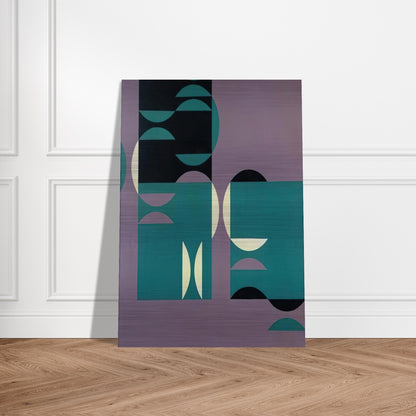 4 temas circulares - 1953 - Tomas Maldonado Brushed Aluminum Print - 70x100 cm / 28x40 inches | Tomas Maldonado Aluminum Print | Tomas Maldonado Prints