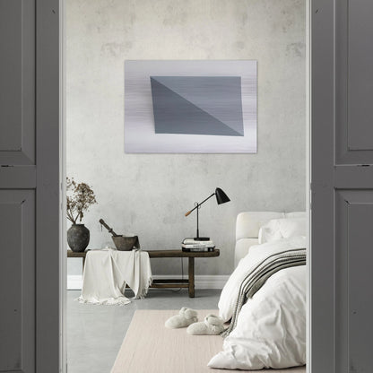 Three-Dimensional Picture diagonal folding - 1966 - Charlotte Posenenske Brushed Aluminum Print - 70x100 cm / 28x40 inches | Charlotte Posenenske Aluminum Print | Charlotte Posenenske Prints