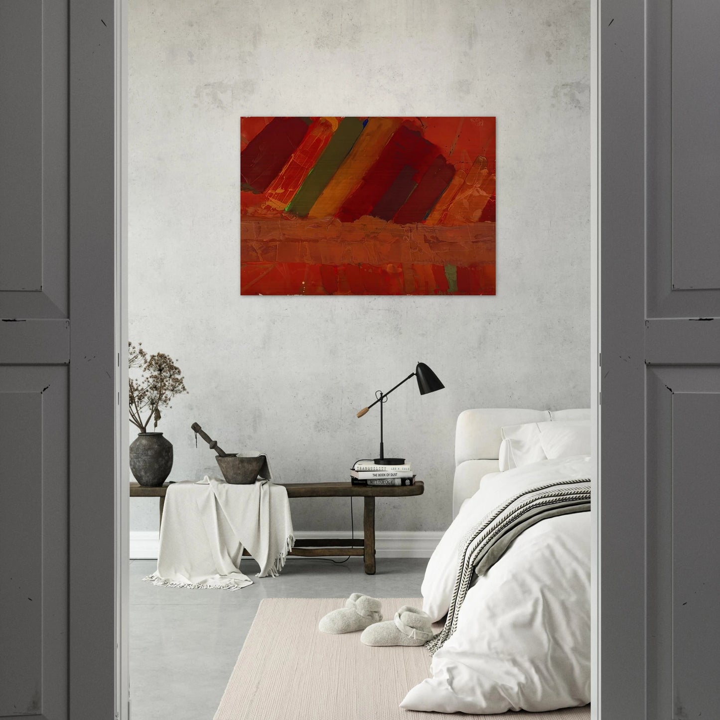Seneca - 1979 - Albert Irvin Brushed Aluminum Print - 70x100 cm / 28x40 inches | Albert Irvin Aluminum Print | Albert Irvin Prints