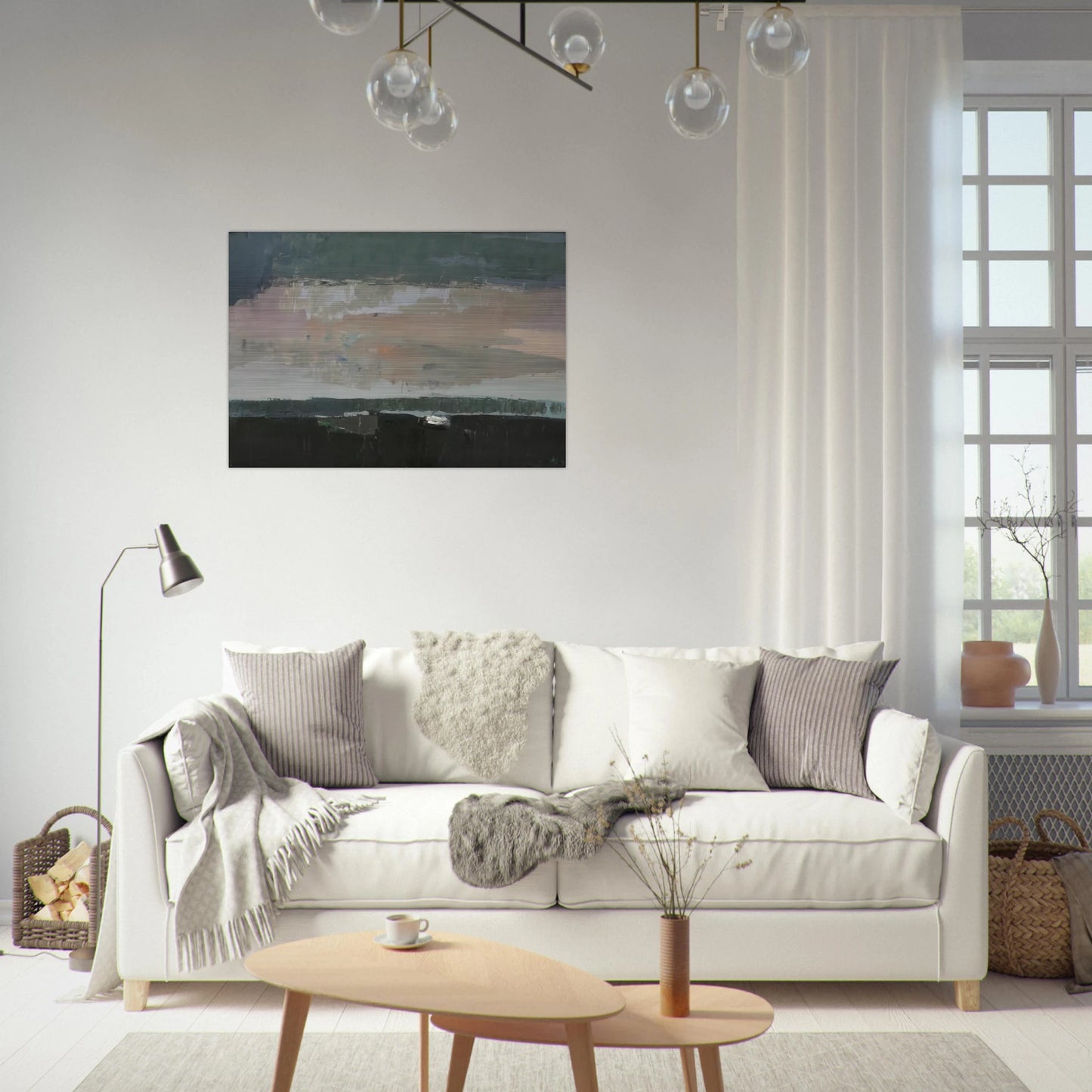 Gentilly - 1952 - Nicolas de Stael Brushed Aluminum Print - 70x100 cm / 28x40 inches | Nicolas de Stael Aluminum Print | Nicolas de Stael Prints