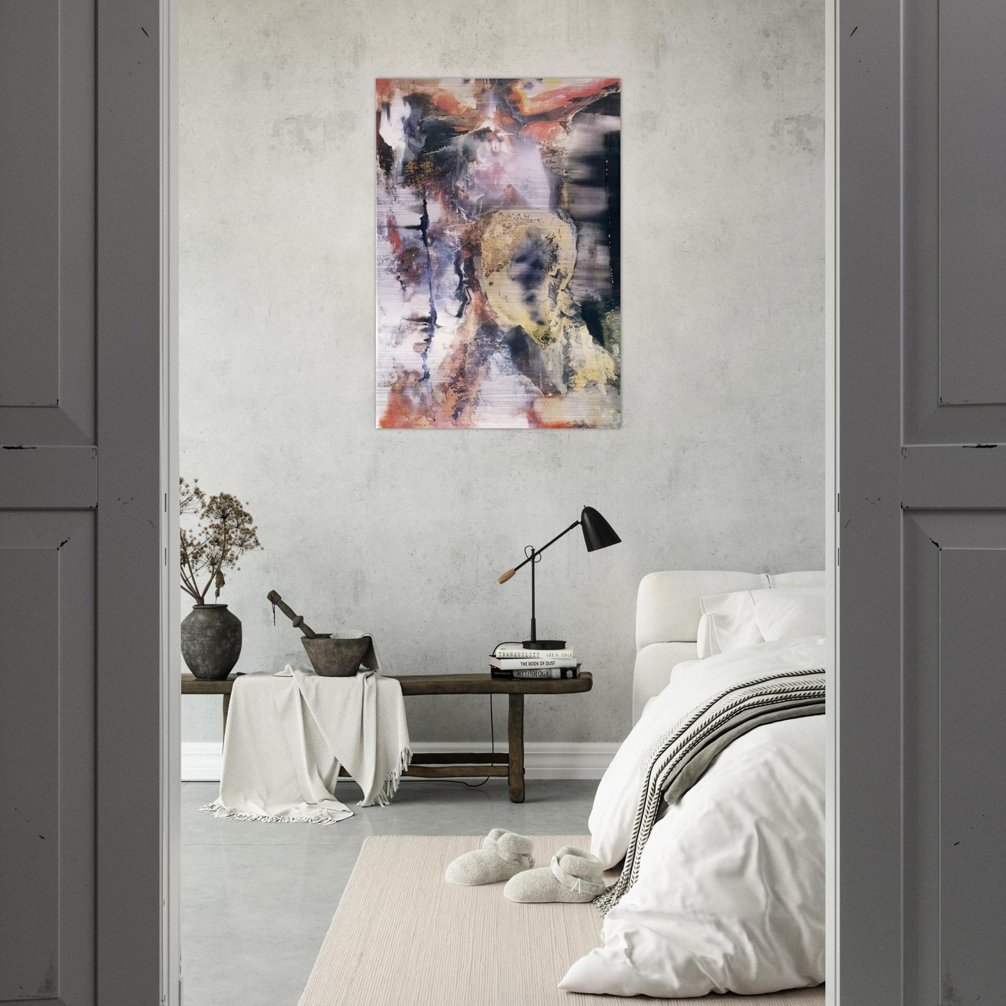 The Archer - Paul Jenkins Brushed Aluminum Print - 70x100 cm / 28x40 inches | Paul Jenkins Aluminum Print | Paul Jenkins Prints