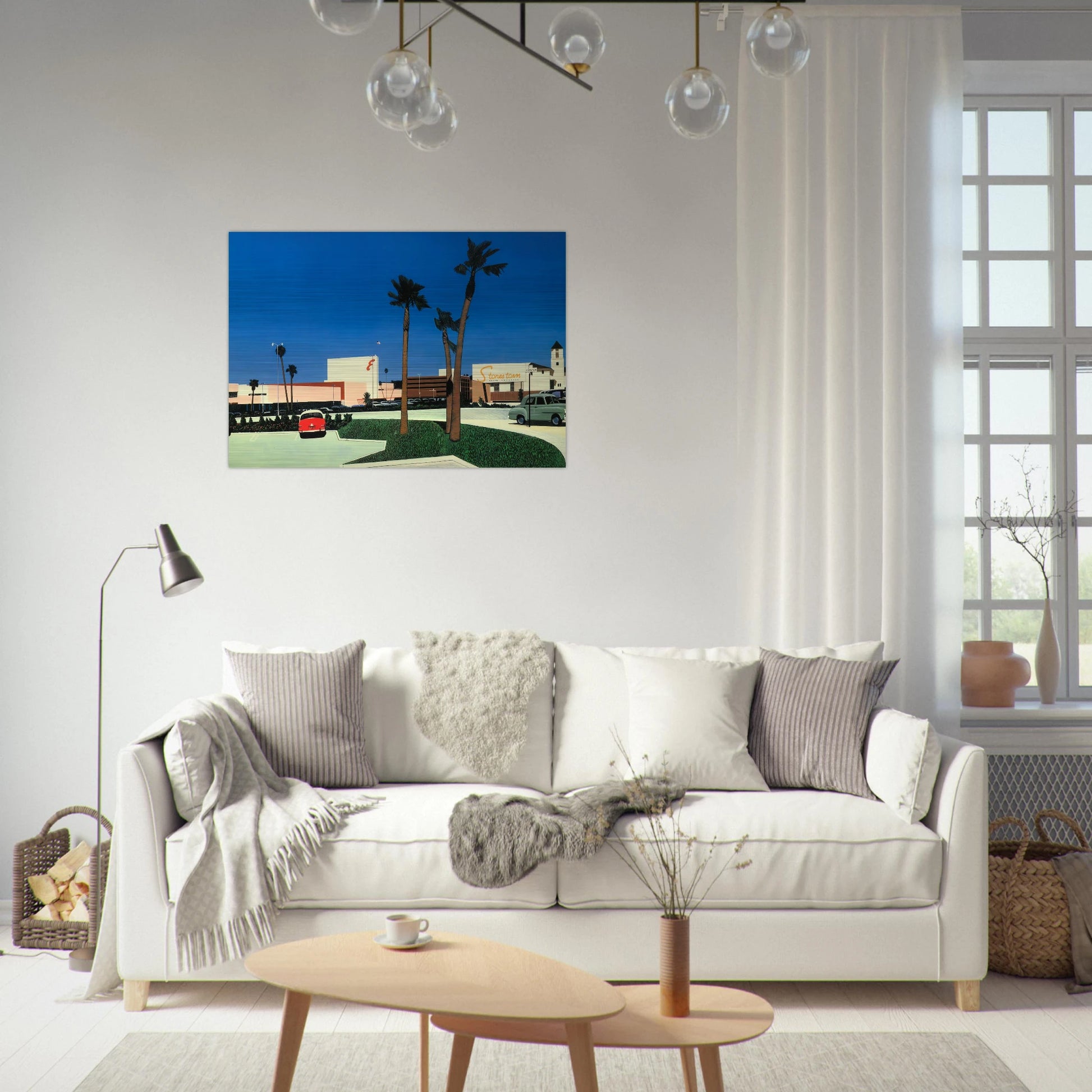 In the beginning Stonestown - Hiroshi Nagai Brushed Aluminum Print - 70x100 cm / 28x40 inches | Hiroshi Nagai Aluminum Print | Hiroshi Nagai Prints