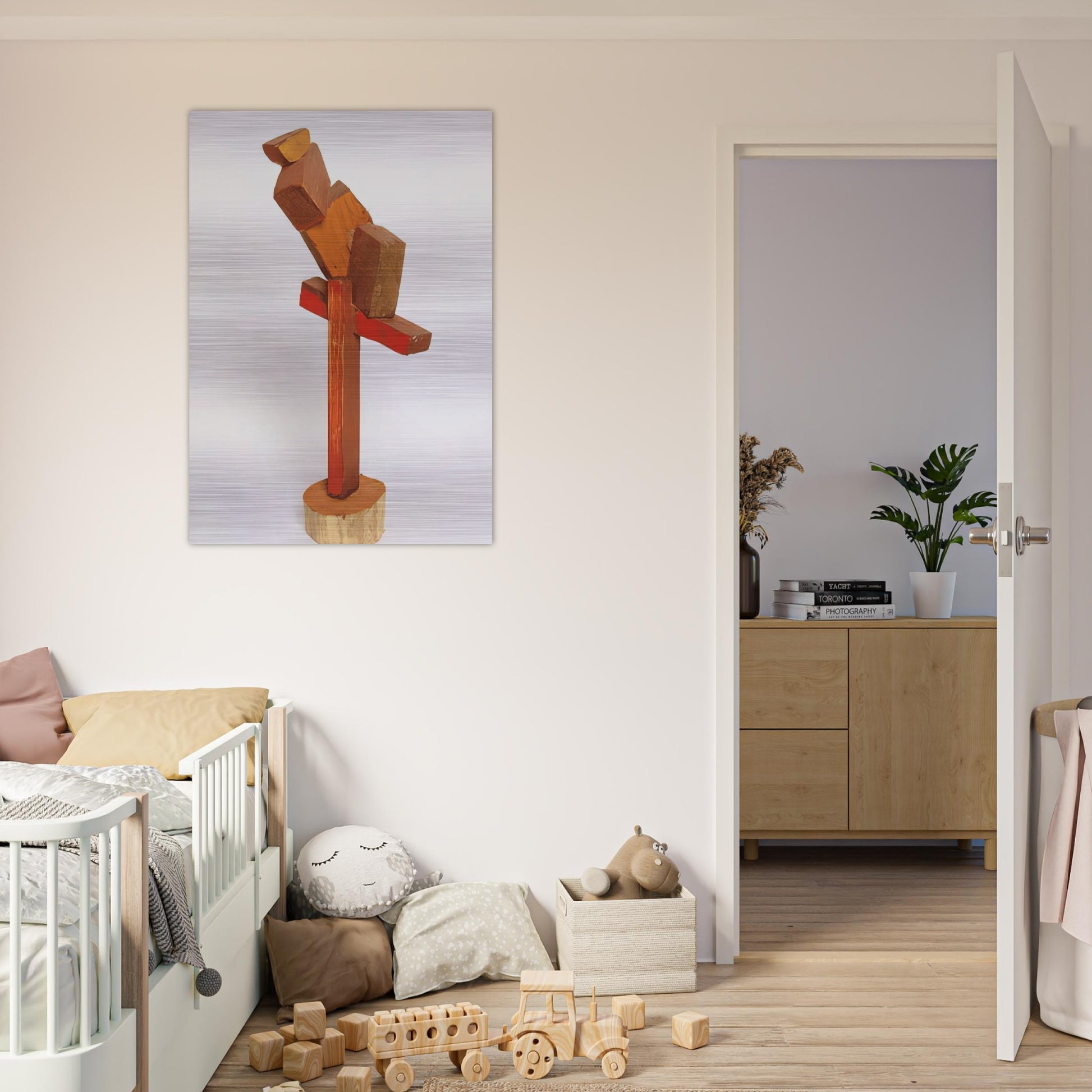 DIVERTIMENTO 1997 - Esteban Vicente Brushed Aluminum Print - 70x100 cm / 28x40 inches | Esteban Vicente Aluminum Print | Esteban Vicente Prints