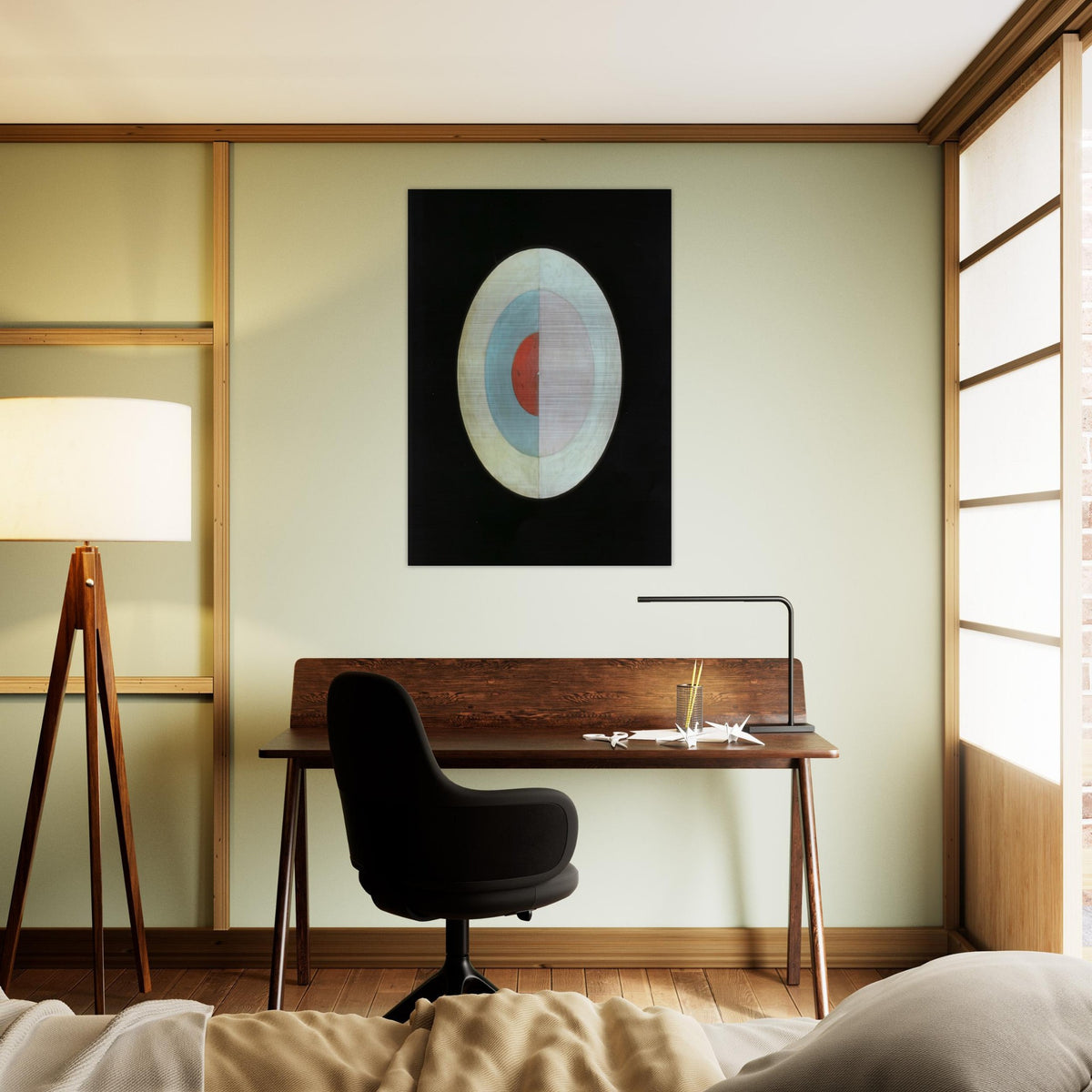 THE SWAN NO 16 1915 - Hilma af Klint Brushed Aluminum Print - 70x100 cm / 28x40 inches | Hilma af Klint Aluminum Print | Hilma af Klint Prints