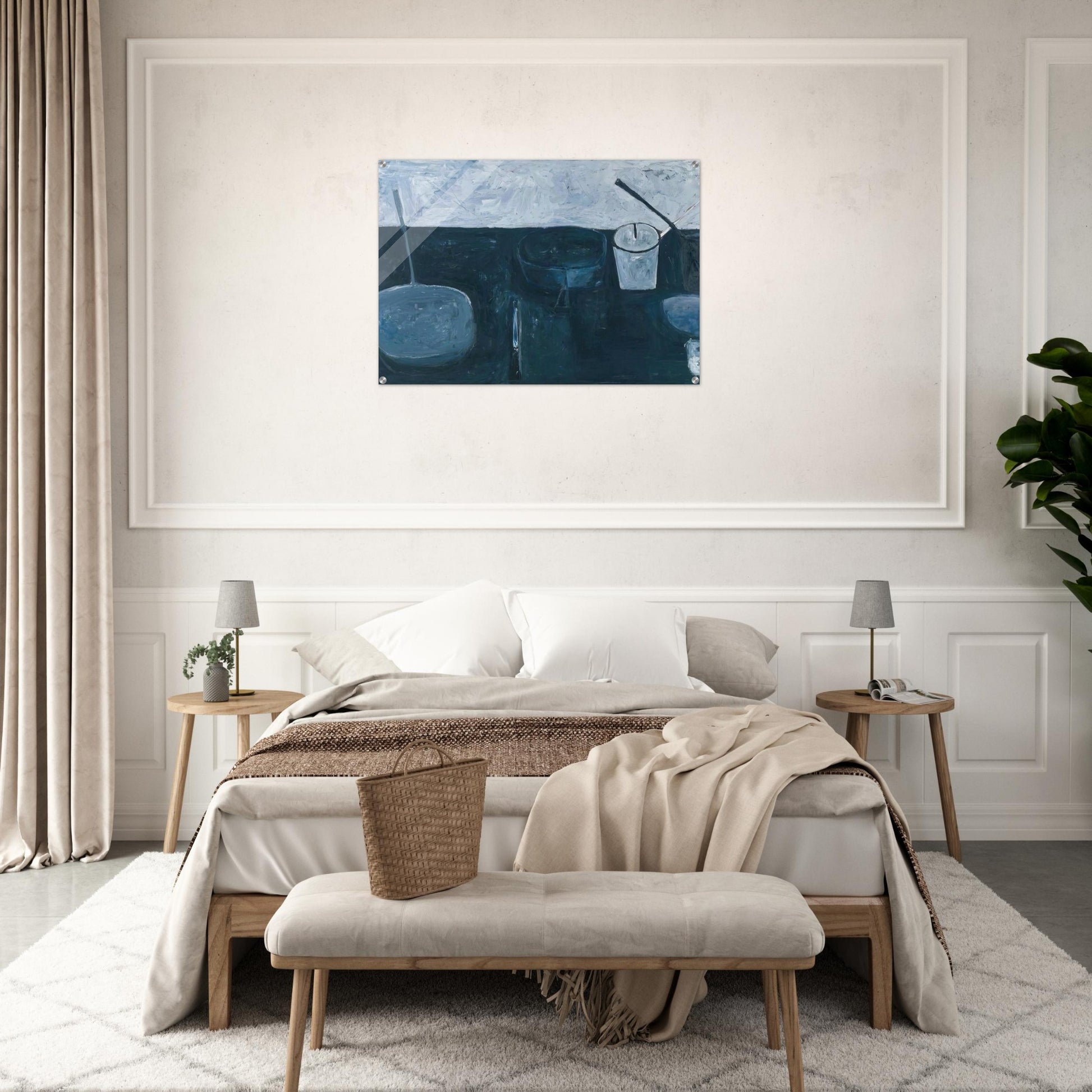 Winter Still Life - 1956 - William Scott Acrylic Print - 70x100 cm / 28x40″ inches