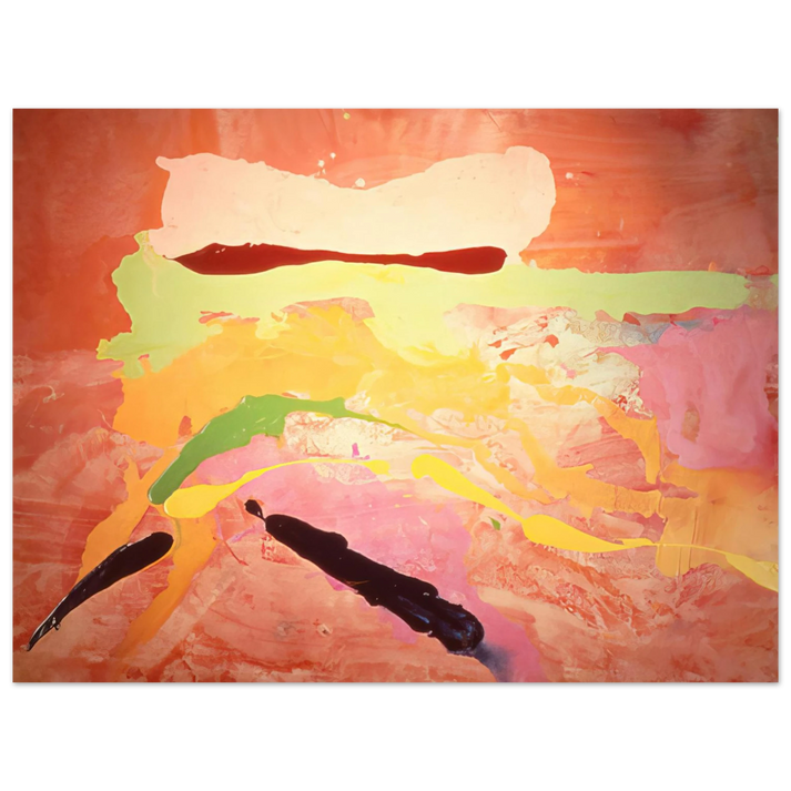 Ronnie Landfield - Untitled - 1969  75x100 cm / 30x40inches Fine Art Poster