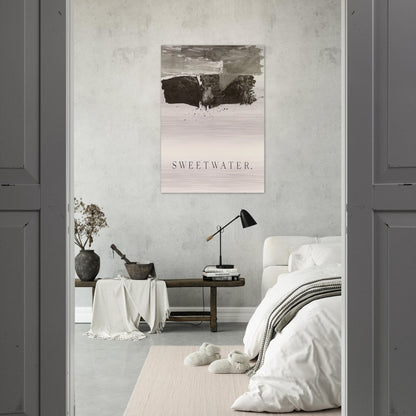 SWEETWATER 1959 - Edward Ruscha Brushed Aluminum Print - 70x100 cm / 28x40 inches | Edward Ruscha Aluminum Print | Edward Ruscha Prints