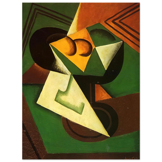 Juan Gris - FRUIT BOWL AND FRUIT  75x100 cm / 30x40inches Fine Art Poster