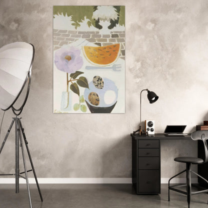 A Slice of Melon - 1990 - Mary Fedden Art Prints - 100x150 cm / 40x60″ inches | Mary Fedden Poster | Mary Fedden Prints