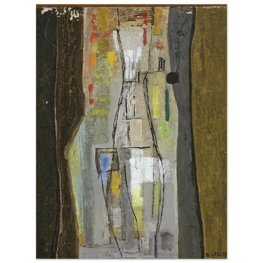 Bice Lazzari - Stratificazione I - Art Informel  75x100 cm / 30x40inches Fine Art Poster