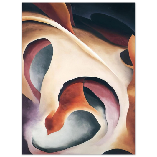 Georgia O'Keeffe - Leaf Motif 2 Fine Art Poster
