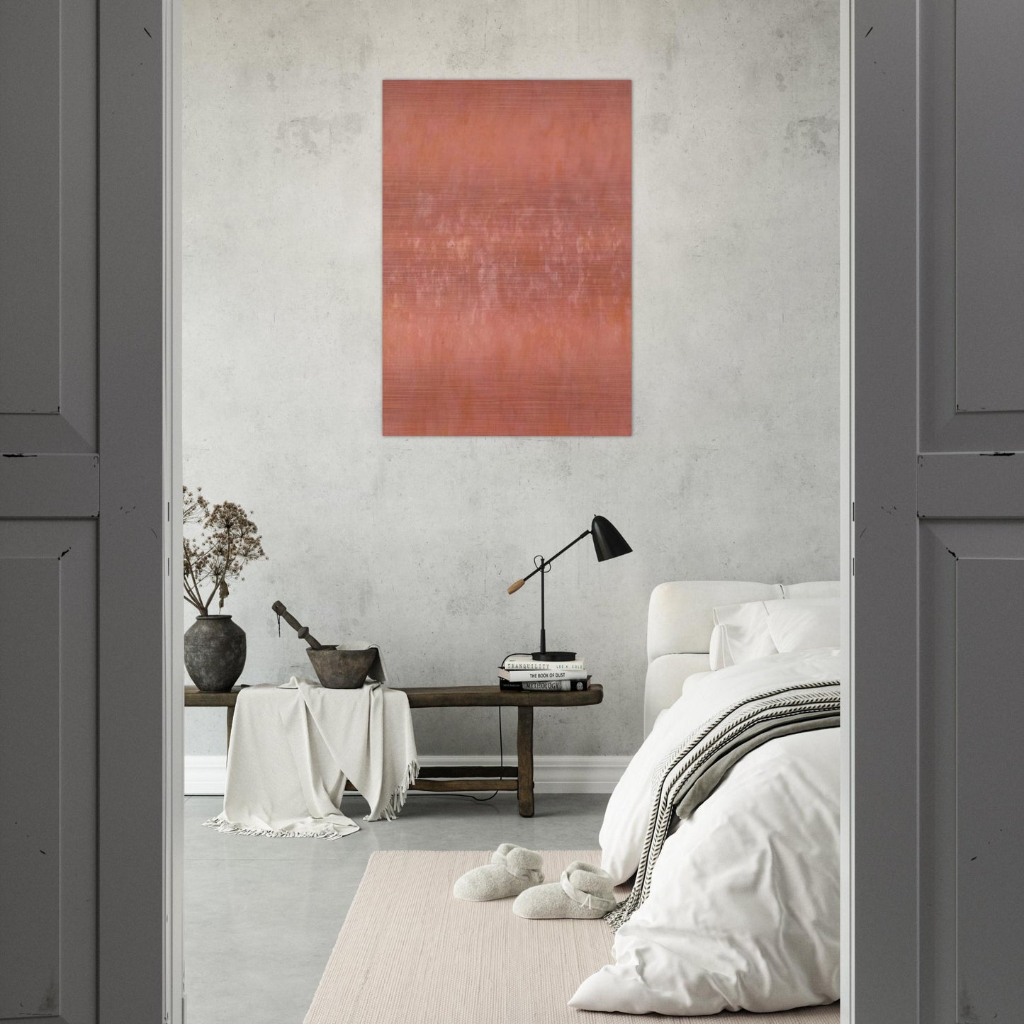 Roman Painting XVIII - Marcia Hafif Brushed Aluminum Print - 70x100 cm / 28x40 inches | Marcia Hafif Aluminum Print | Marcia Hafif Prints