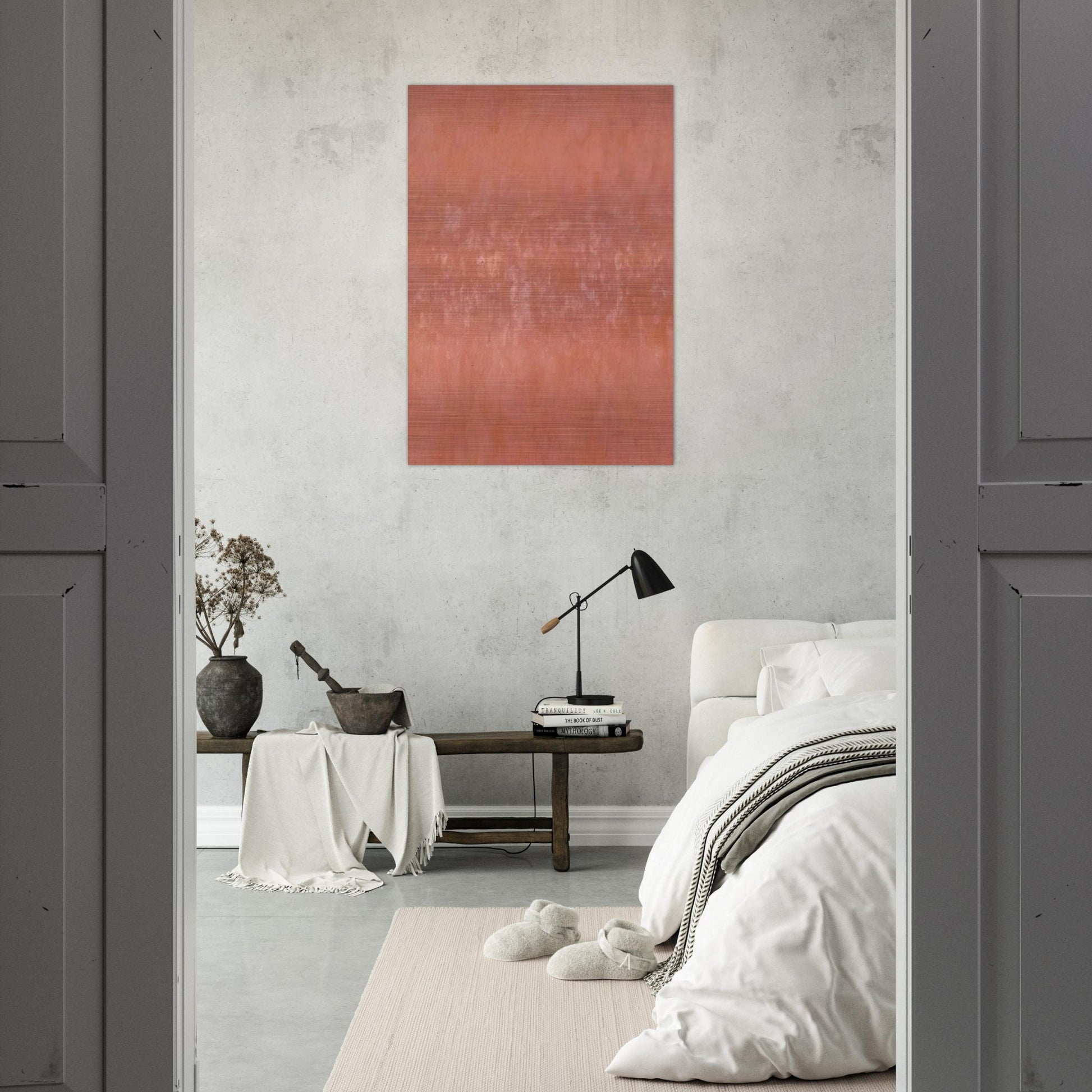 Roman Painting XVIII - Marcia Hafif Brushed Aluminum Print - 70x100 cm / 28x40 inches | Marcia Hafif Aluminum Print | Marcia Hafif Prints
