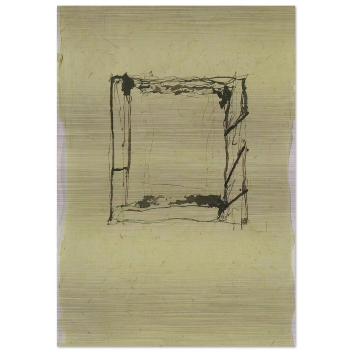Mirabelle Addenda 2 - 1979 - Brice Marden Brushed Aluminum Print - 70x100 cm / 28x40 inches | Brice Marden Aluminum Print | Brice Marden Prints