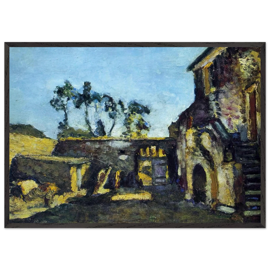 NOT IDENTIFIED 2 - Henri Matisse 70x100 cm / 28x40 inches Framed Art Print – Black Wooden Frame