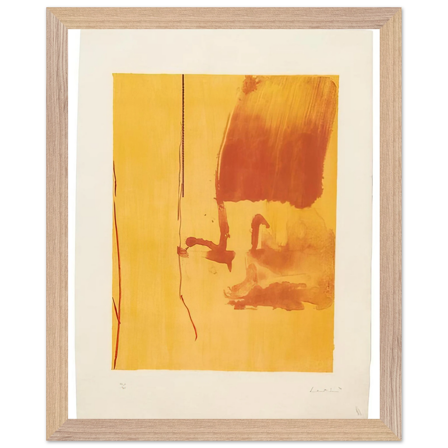 Helen Frankenthaler - Harvest - 1976 Wall art - 45x60 cm / 18x24 inches - Fine Art Poster-canvas - -