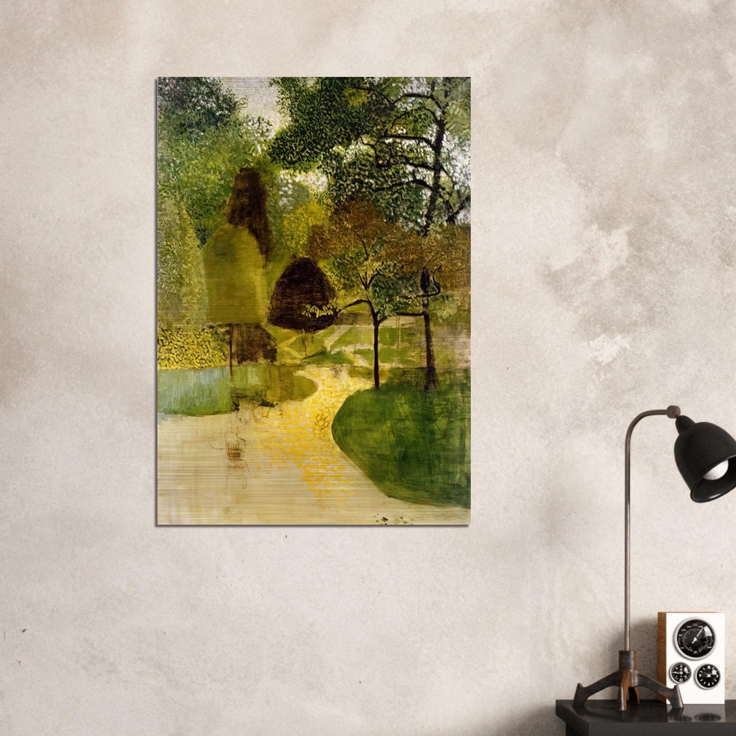 THE PARK 1947 - Victor Pasmore Brushed Aluminum Print - 70x100 cm / 28x40 inches | Victor Pasmore Aluminum Print | Victor Pasmore Prints