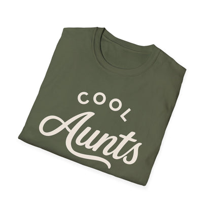 T-shirt du Cool Aunts Club, T-shirt rigolo pour tante, T-shirt graphique "Meilleure tante jamais", T-shirt mignon et impertinent pour la famille
