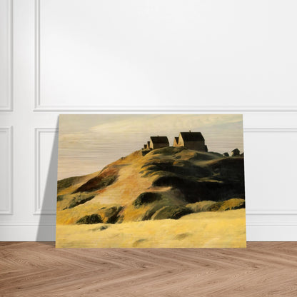 Corn Hill - Edward Hopper Brushed Aluminum Print - 70x100 cm / 28x40 inches | Edward Hopper Aluminum Print | Edward Hopper Prints