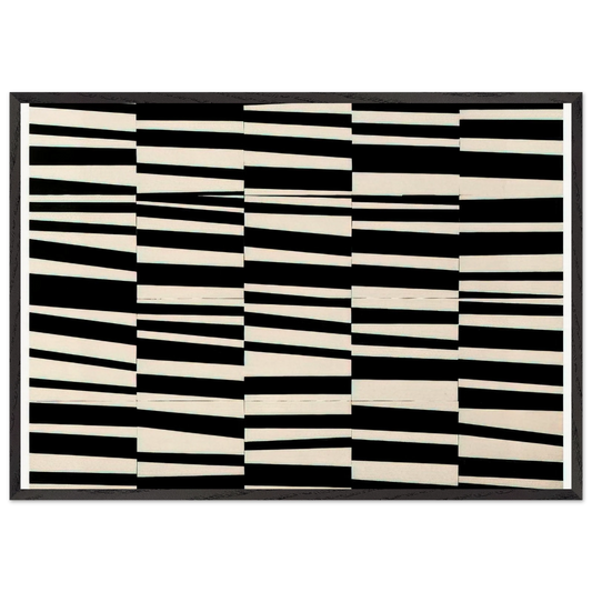 Cite - Ellsworth Kelly 70x100 cm / 28x40 inches Framed Art Print – Black Wooden Frame