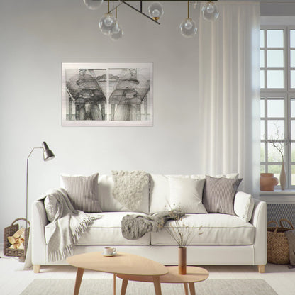 By the Sea - 1971 - Dieter Roth Brushed Aluminum Print - 70x100 cm / 28x40 inches | Dieter Roth Aluminum Print | Dieter Roth Prints