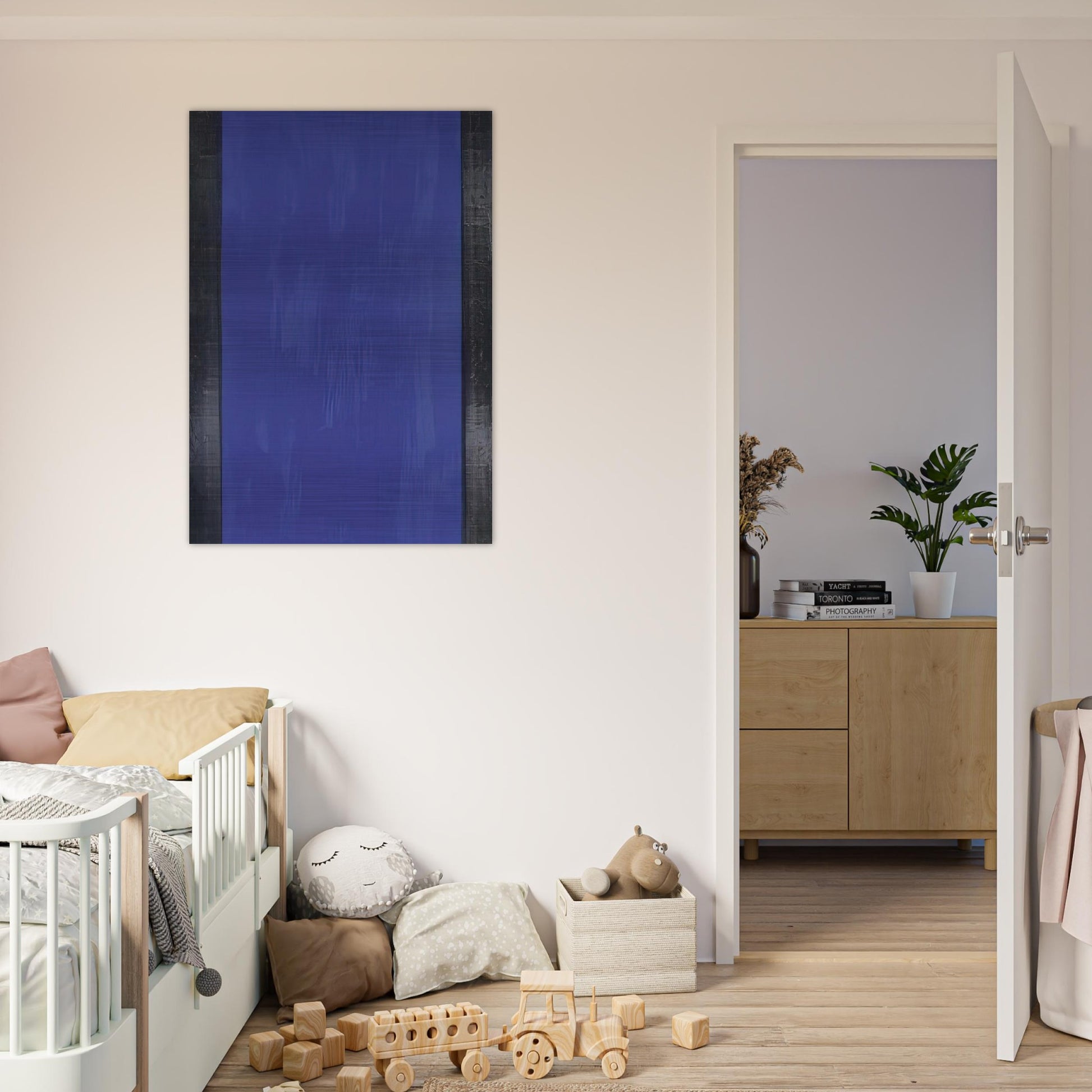 Untitled blue - Color Field Painting - Gunther Forg Brushed Aluminum Print - 70x100 cm / 28x40 inches | Gunther Forg Aluminum Print | Gunther Forg Prints