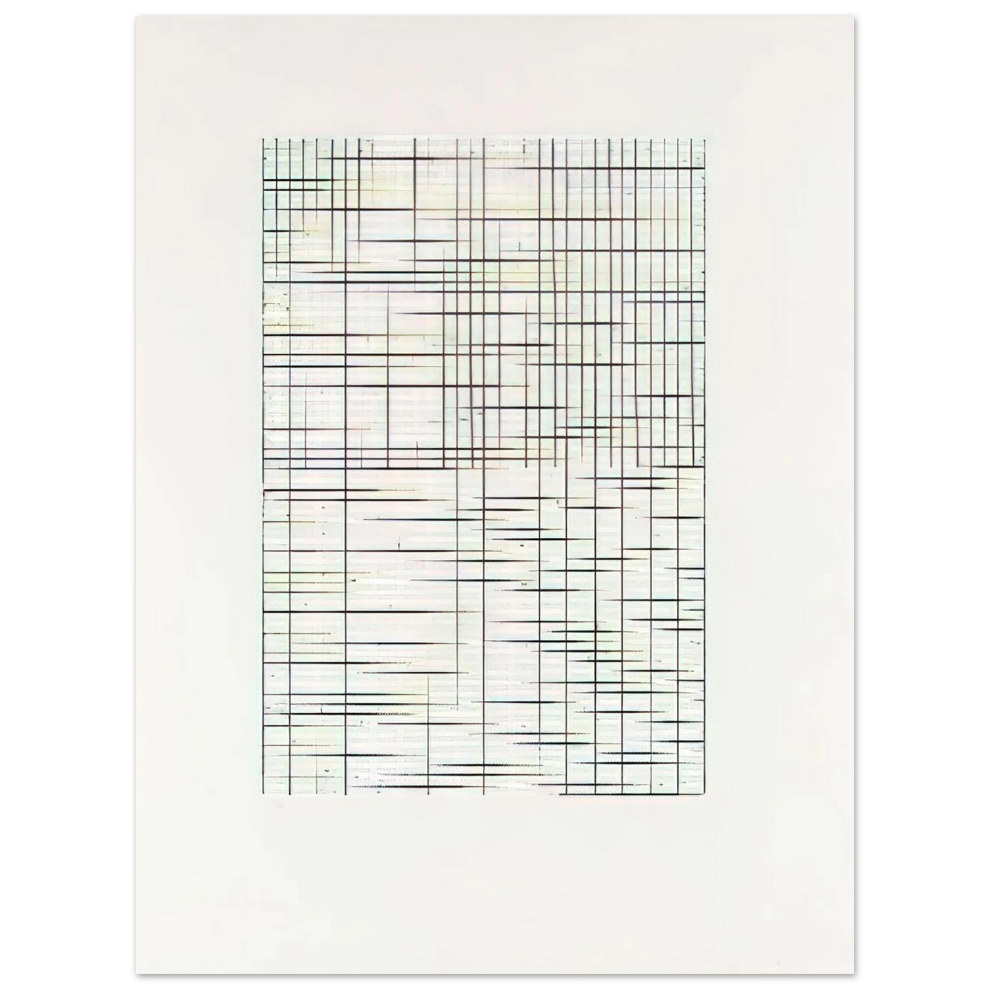 Brice Marden - Untitled from Adriatics - Minimalism  75x100 cm / 30x40inches Fine Art Poster