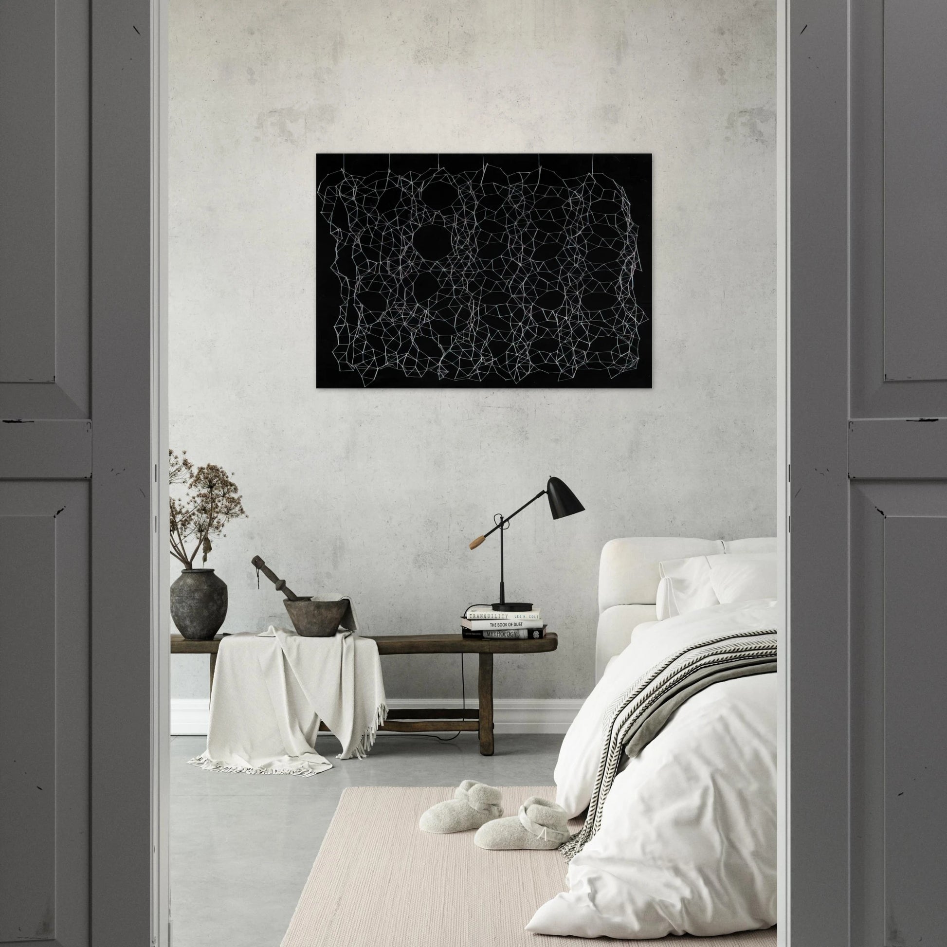 Reticulárea - 1975 - Gego Brushed Aluminum Print - 70x100 cm / 28x40 inches | Gego Aluminum Print | Gego Prints