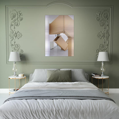 Series DW - 1967 - Charlotte Posenenske Brushed Aluminum Print - 70x100 cm / 28x40 inches | Charlotte Posenenske Aluminum Print | Charlotte Posenenske Prints