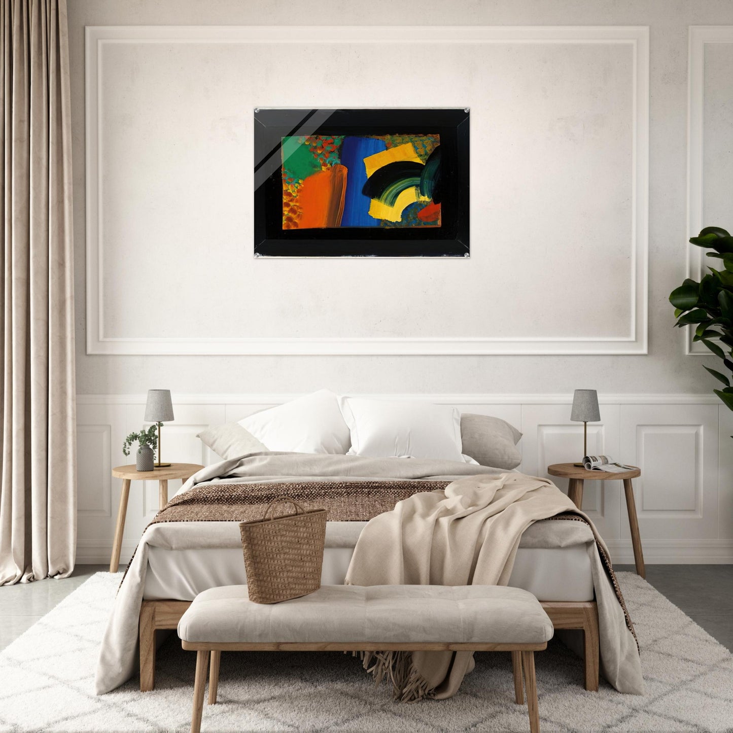 Patrick Caulfield in Italy - 1992 - Howard Hodgkin Acrylic Print - 70x100 cm / 28x40″ inches