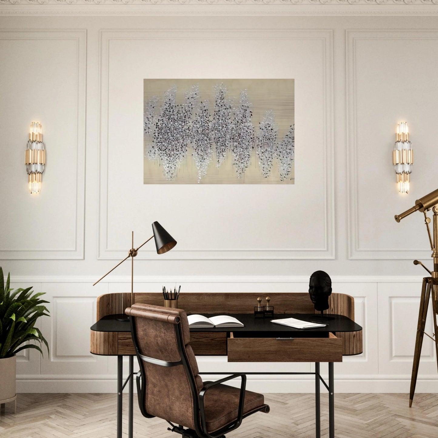 Growth and Development - 1984 - Robert Goodnough Brushed Aluminum Print - 70x100 cm / 28x40 inches | Robert Goodnough Aluminum Print | Robert Goodnough Prints