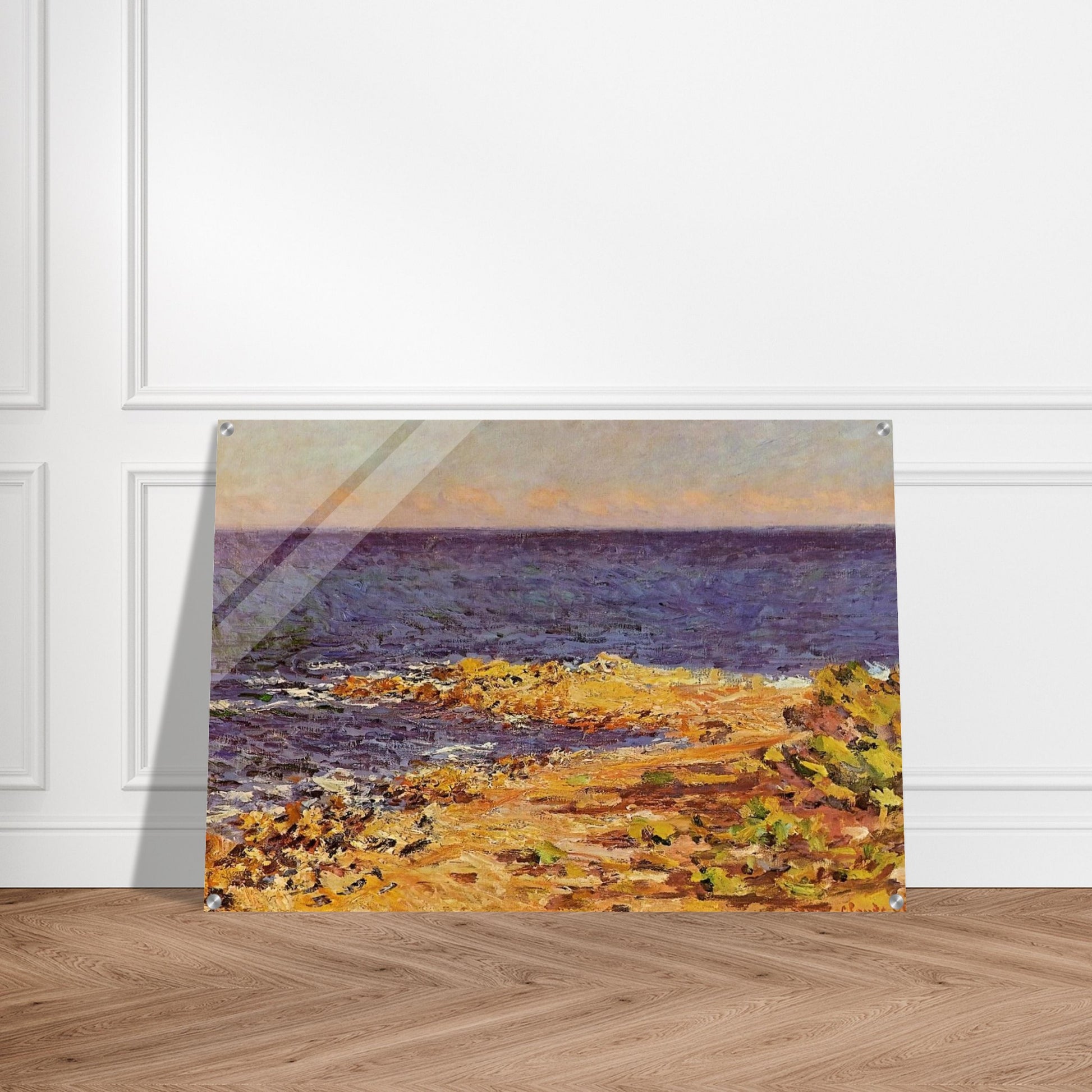 The Big Blue Mediterranean at Antibes - claude monet Acrylic Print - 70x100 cm / 28x40″ inches