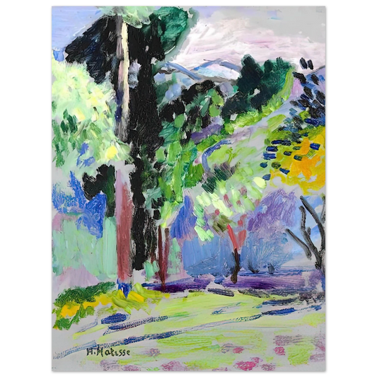 Henri Matisse - PAYSAGE A COLLIOURE 1905  75x100 cm / 30x40inches Fine Art Poster