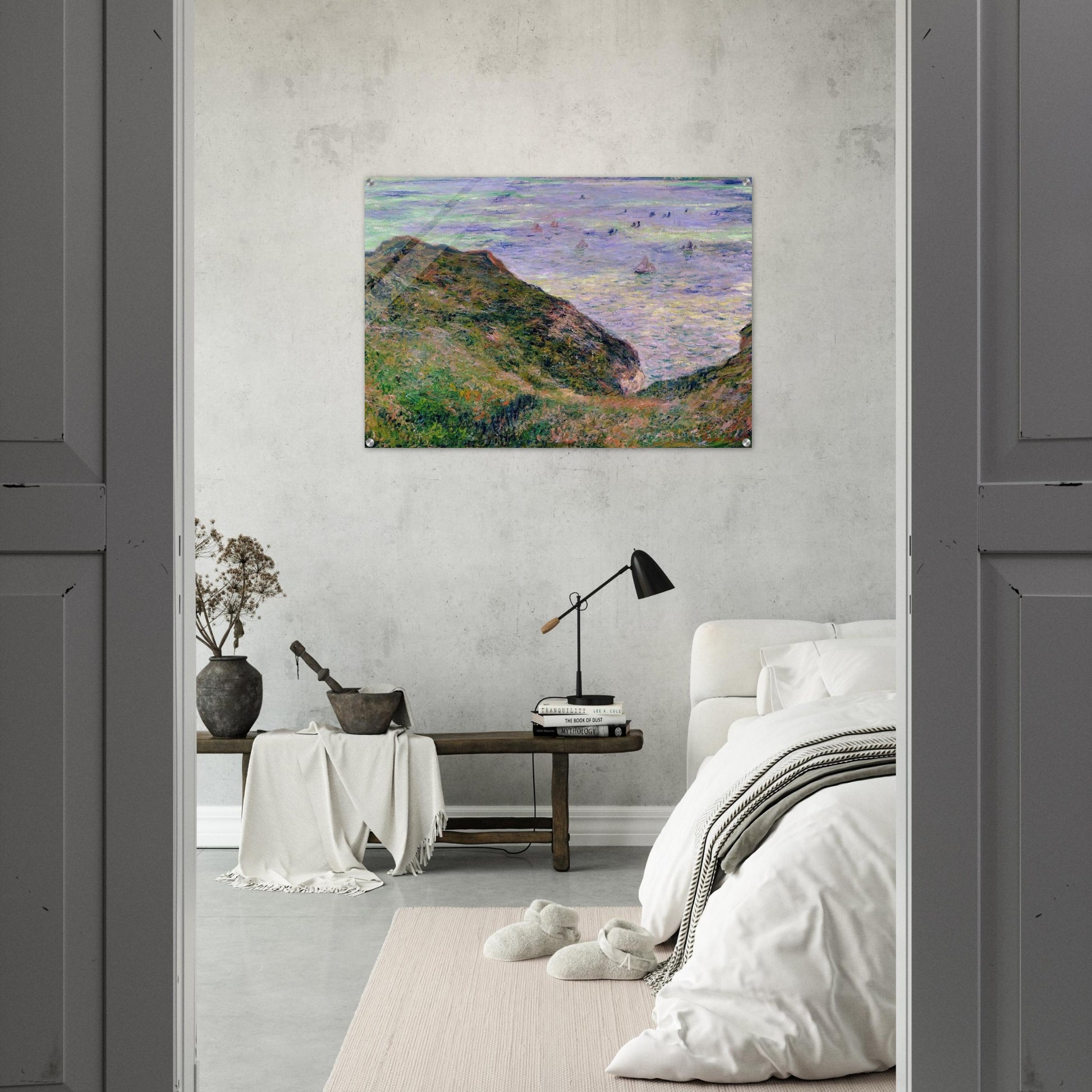 View Over the Sea - claude monet Acrylic Print - 70x100 cm / 28x40″ inches