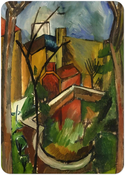 LANDSCAPE OF FALAISE 1910 By Raoul Dufy Pack of 10 Post Cards | Raoul Dufy Post Cards | A6 (10.5 x 14.8 cm) - 4.1 x 5.8 inches