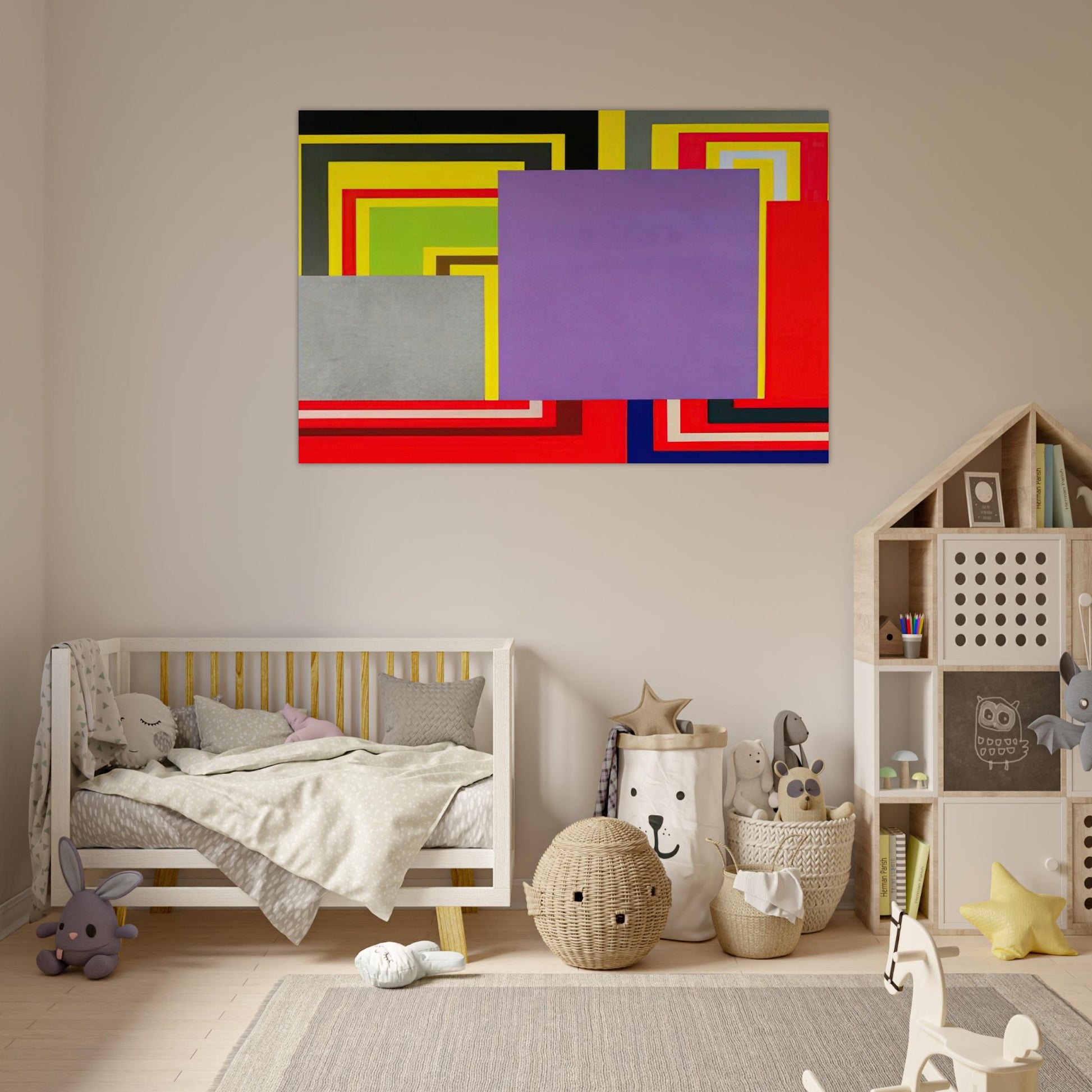 Cartoon Network - 1997 - Peter Halley Art Prints - 100x150 cm / 40x60″ inches | Peter Halley Poster | Peter Halley Prints