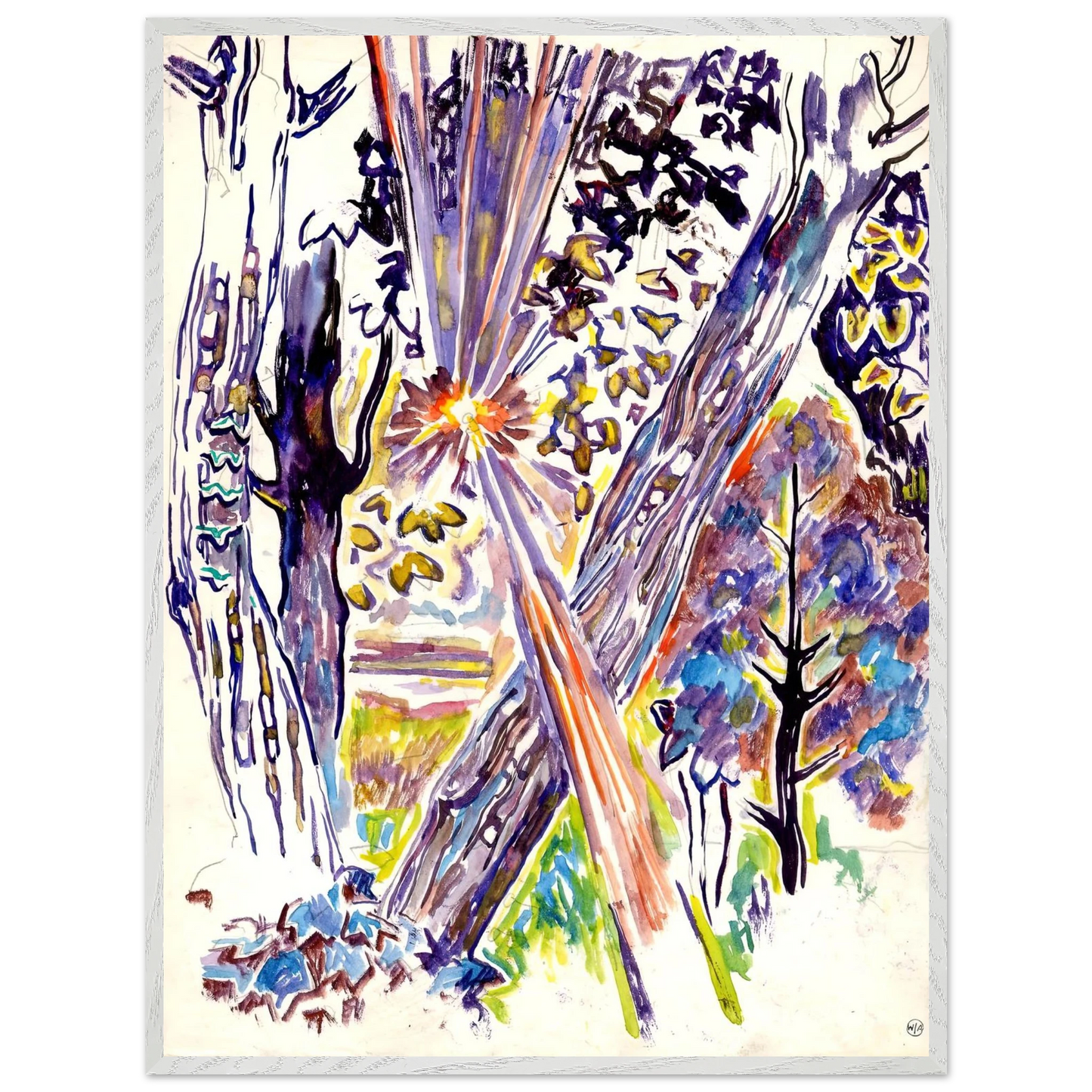 Walter Inglis Anderson - Walter Anderson Wall art - A3 (29.7 x 42  cm) - Premium Wooden Framed Poster With Fine Art Paper-canvas - Wood frame