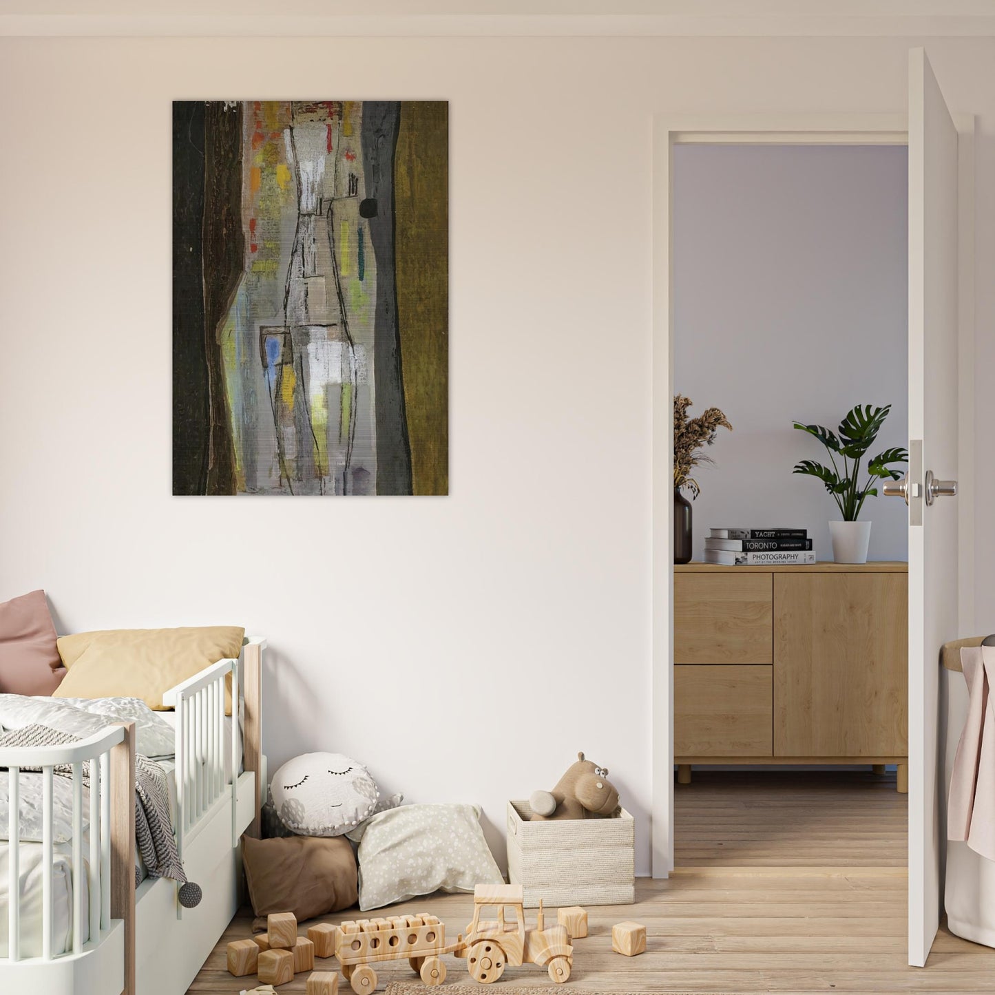 Stratificazione I - Art Informel - Bice Lazzari Brushed Aluminum Print - 70x100 cm / 28x40 inches | Bice Lazzari Aluminum Print | Bice Lazzari Prints