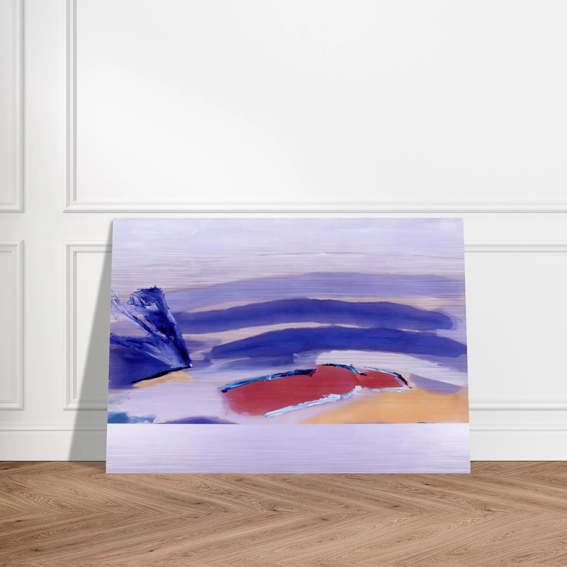 The Spaniard For Picasso - 1980 - Ronnie Landfield Brushed Aluminum Print - 70x100 cm / 28x40 inches | Ronnie Landfield Aluminum Print | Ronnie Landfield Prints