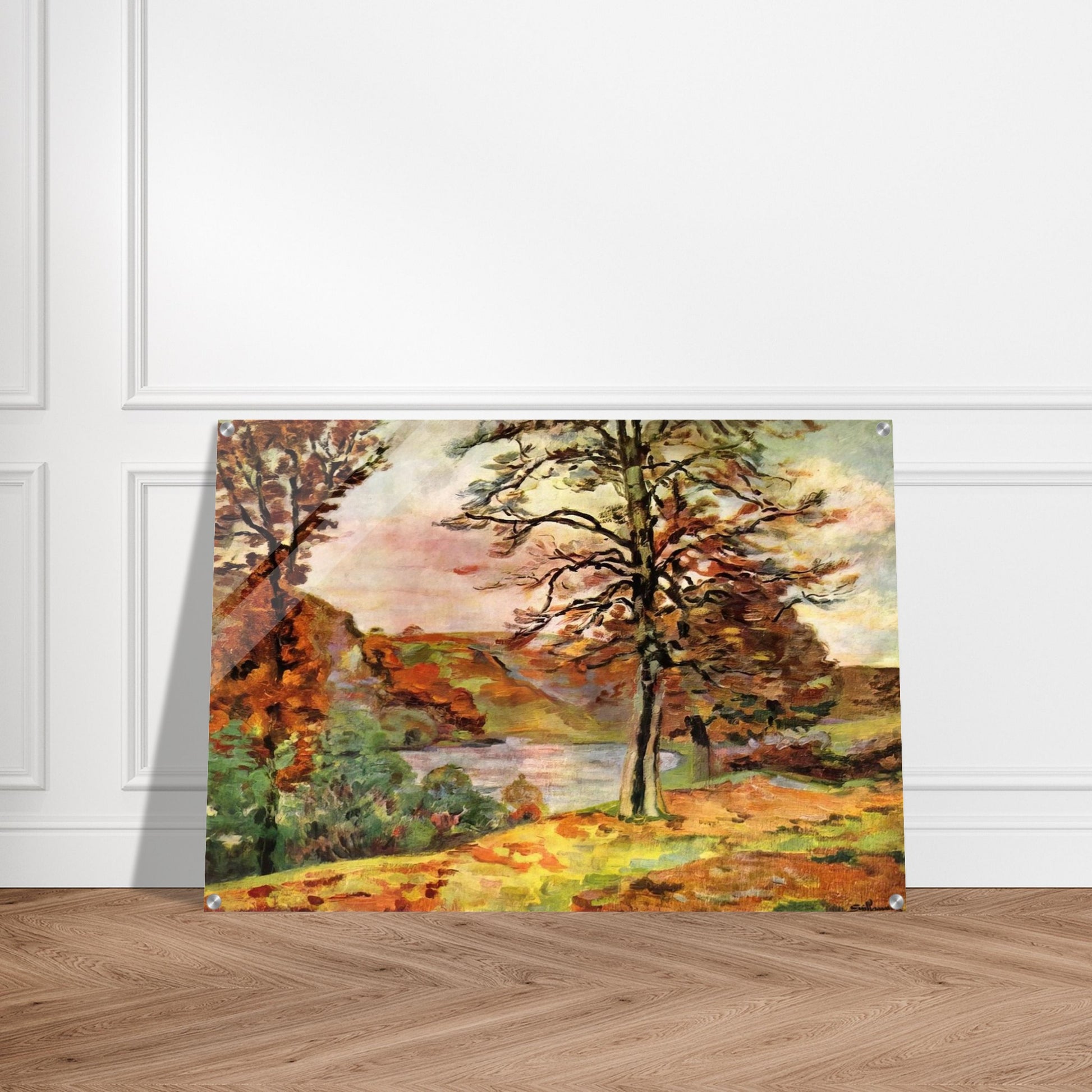 Landscape - 1870 - Armand Guillaumin Acrylic Print - 70x100 cm / 28x40″ inches | Armand Guillaumin Wall Art | Armand Guillaumin Prints