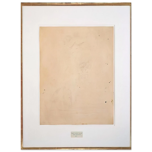 Robert Rauschenberg - ERASED DE KOONING 1953  75x100 cm / 30x40inches Fine Art Poster