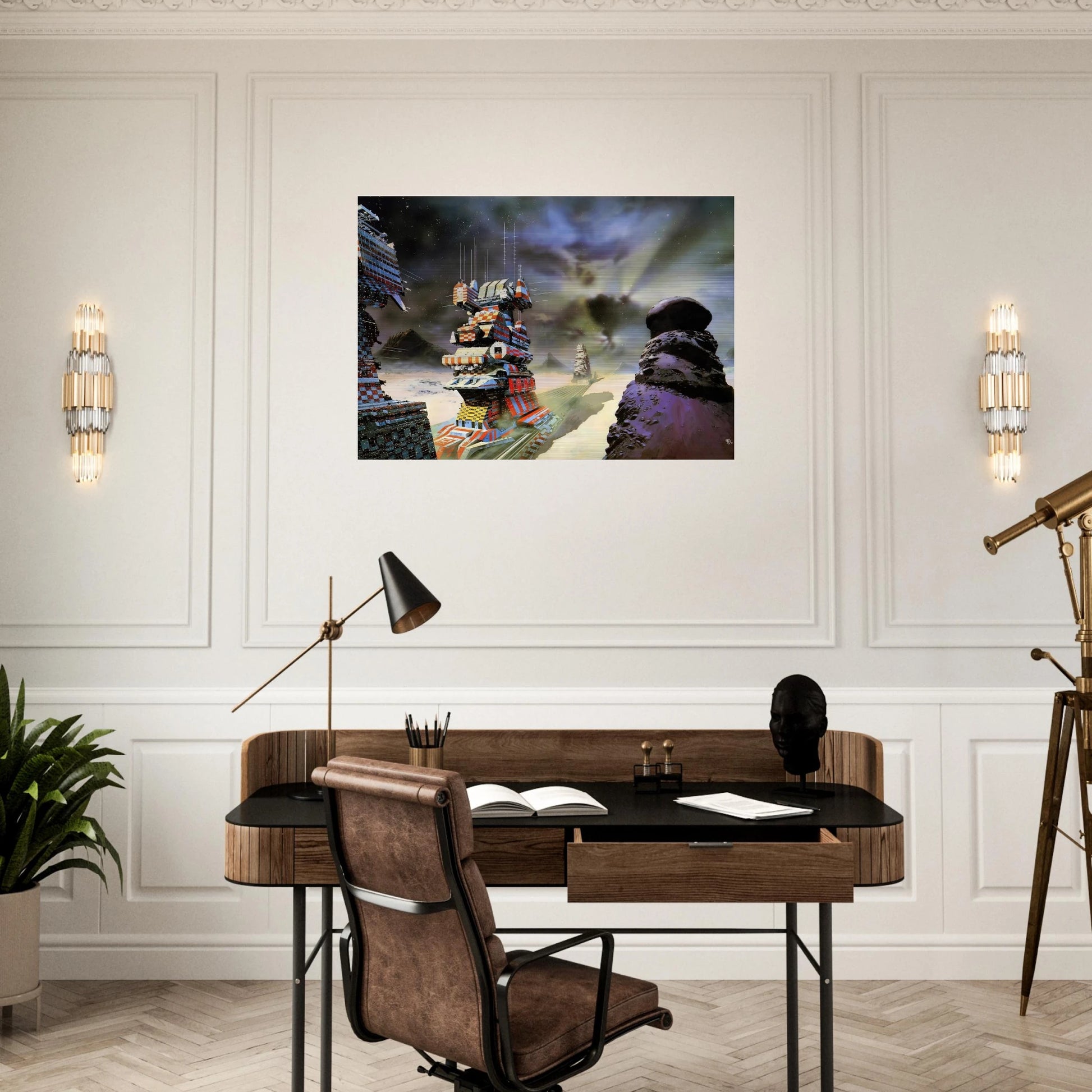 Chris Foss - Chris Foss Brushed Aluminum Print - 70x100 cm / 28x40 inches | Chris Foss Aluminum Print | Chris Foss Prints