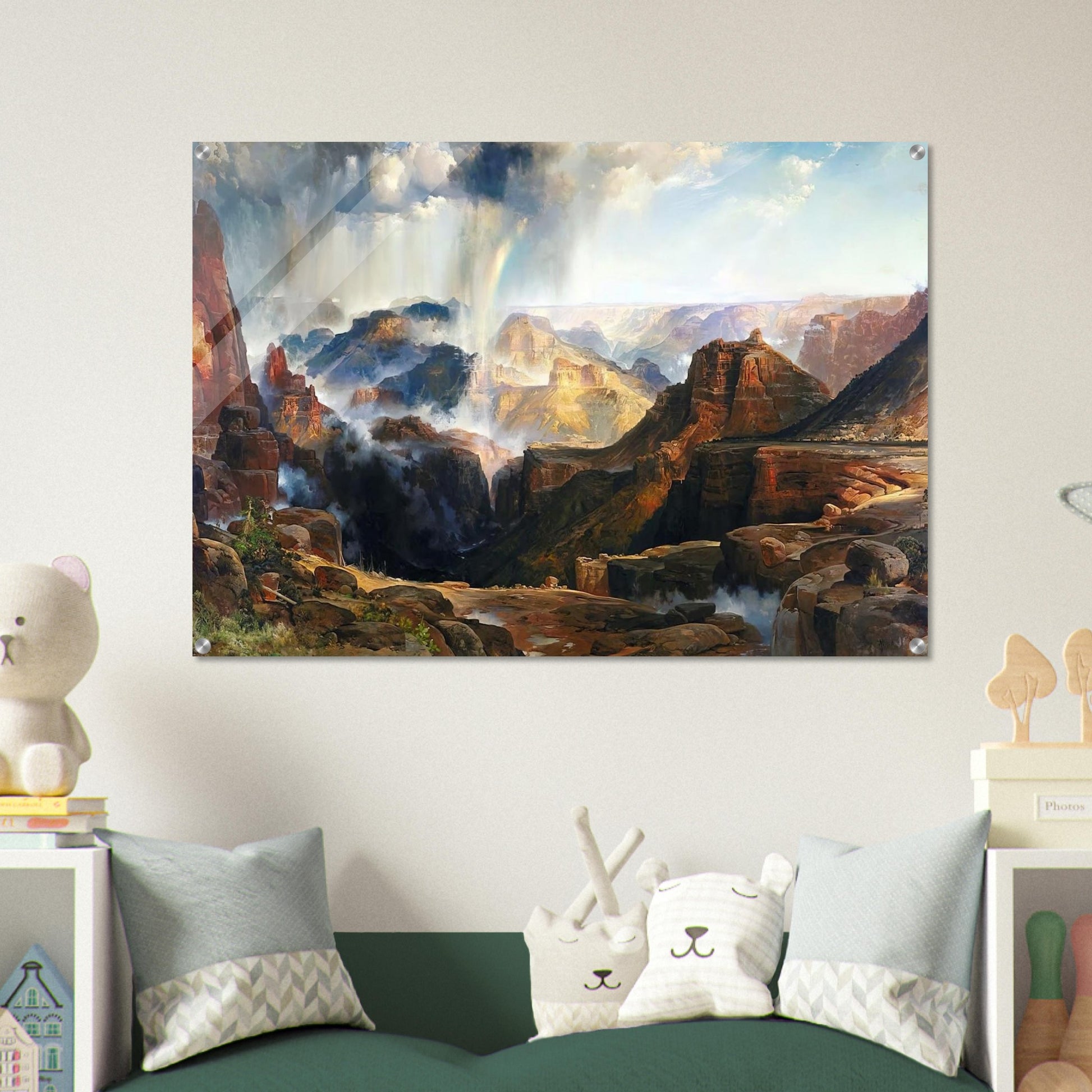 The Chasm of the Colorado - Thomas Moran Acrylic Print - 70x100 cm / 28x40″ inches