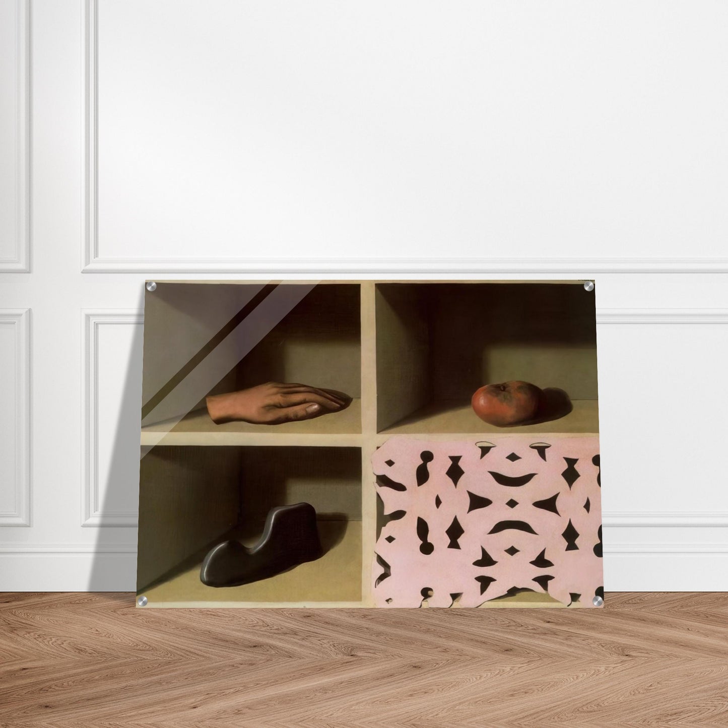 ONE NIGHT MUSEUM 1927 - Rene Magritte Acrylic Print - 70x100 cm / 28x40″ inches