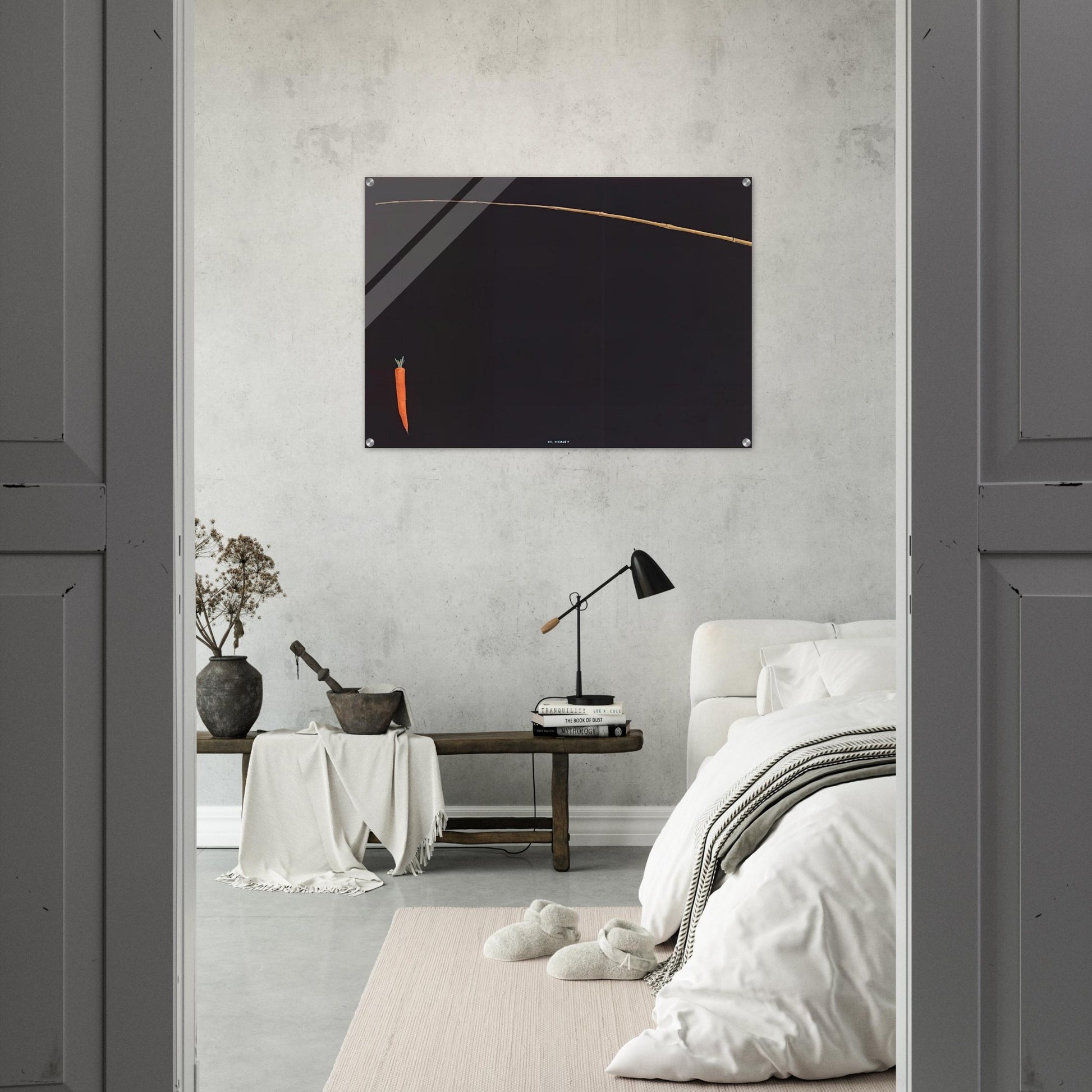 HI HONEY 1981 - Edward Ruscha Acrylic Print - 70x100 cm / 28x40″ inches