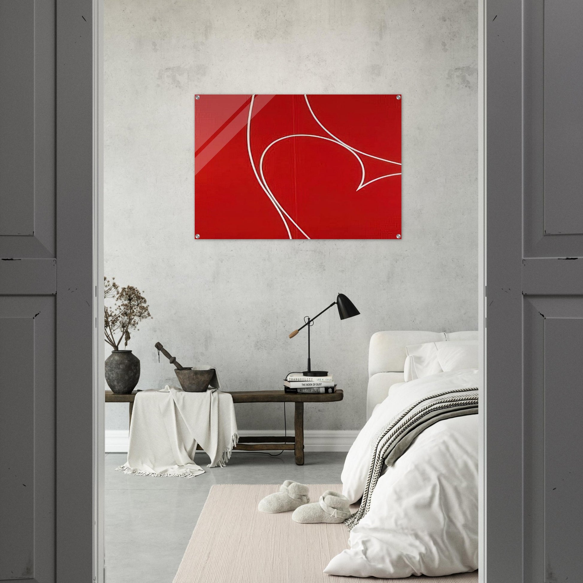 Untitled - 1966 - Lorser Feitelson Acrylic Print - 70x100 cm / 28x40″ inches | Lorser Feitelson Wall Art | Lorser Feitelson Prints