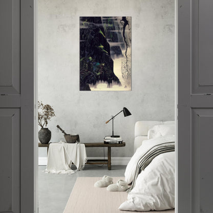 Gray Dawn - Eyvind Earle Brushed Aluminum Print - 70x100 cm / 28x40 inches | Eyvind Earle Aluminum Print | Eyvind Earle Prints