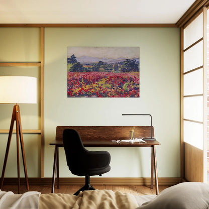 THE VINES IN SAINT CLAIR 1912 - Theo van Rysselberghe Brushed Aluminum Print - 70x100 cm / 28x40 inches | Theo van Rysselberghe Aluminum Print | Theo van Rysselberghe Prints