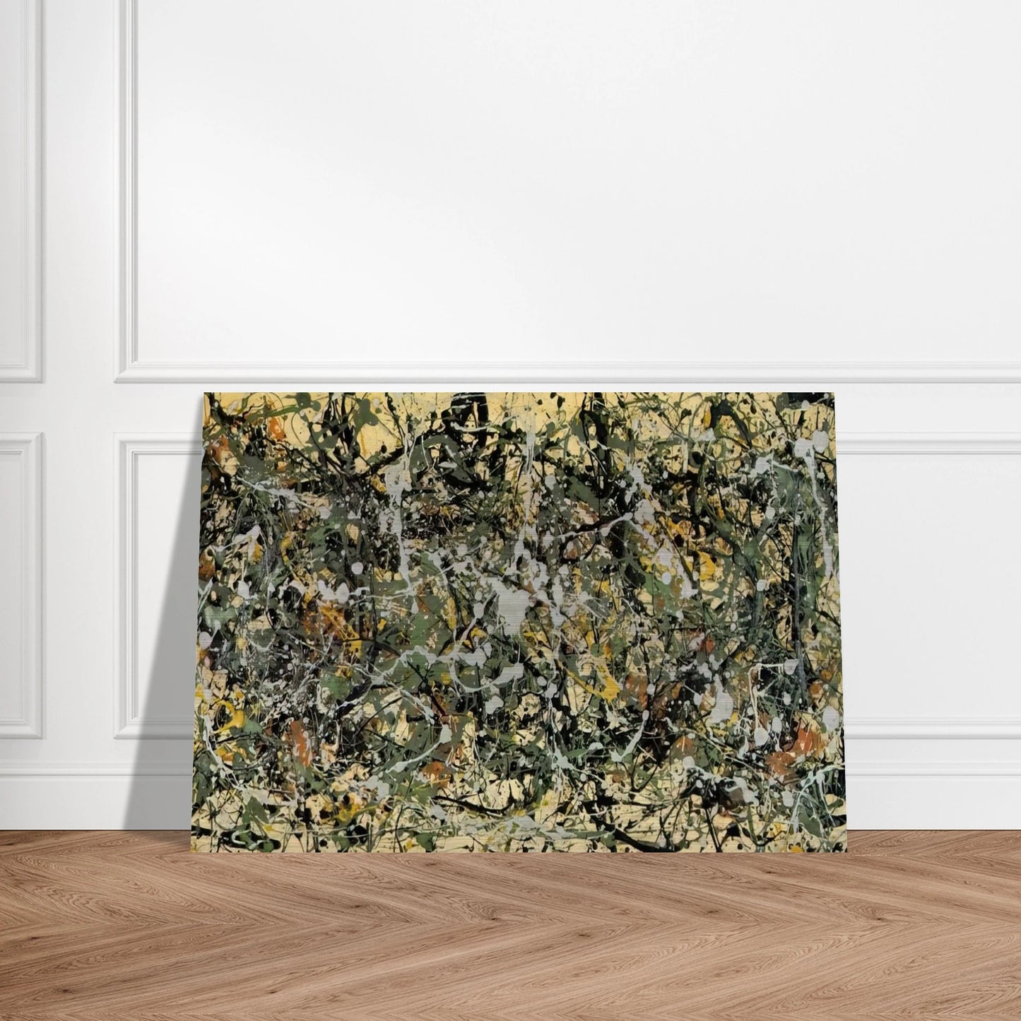 NUMBER 8 1949 - Jackson Pollock Brushed Aluminum Print - 70x100 cm / 28x40 inches | Jackson Pollock Aluminum Print | Jackson Pollock Prints